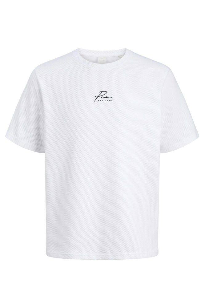JPRFRANCO SS TEE STYD SS25 12286343 BRIGHT WHITE